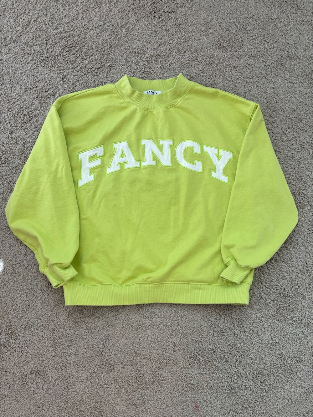 Fancy mockneck Cisco lime extra small